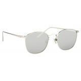 Linda Farrow - Occhiali da Sole Quadrati 479 C2 - Oro Bianco - Linda Farrow Eyewear