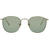 Linda Farrow - Occhiali da Sole Quadrati 479 C10 - Oro Bianco - Linda Farrow Eyewear