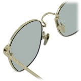 Linda Farrow - Occhiali da Sole Quadrati 479 C10 - Oro Bianco - Linda Farrow Eyewear