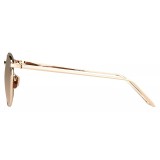 Linda Farrow - Occhiali da Sole Quadrati 479 C3 - Oro Rosa - Linda Farrow Eyewear