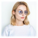 Linda Farrow - Occhiali da Sole Quadrati 479 C10 - Oro Bianco - Linda Farrow Eyewear