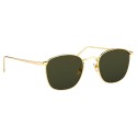 Linda Farrow - Occhiali da Sole Quadrati 479 C5 - Oro Giallo - Linda Farrow Eyewear