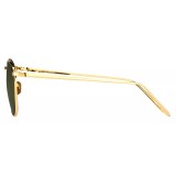 Linda Farrow - Occhiali da Sole Quadrati 479 C5 - Oro Giallo - Linda Farrow Eyewear