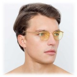 Linda Farrow - Occhiali da Sole Quadrati 479 C13 - Oro Giallo - Linda Farrow Eyewear