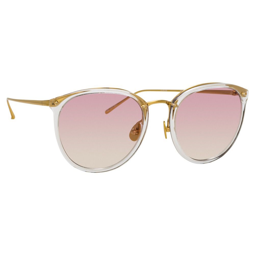 Linda Farrow - 251 C60 Oval Sunglasses - Clear - Linda Farrow
