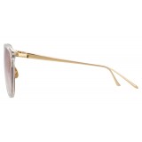 Linda Farrow - 251 C60 Oval Sunglasses - Clear - Linda Farrow Eyewear