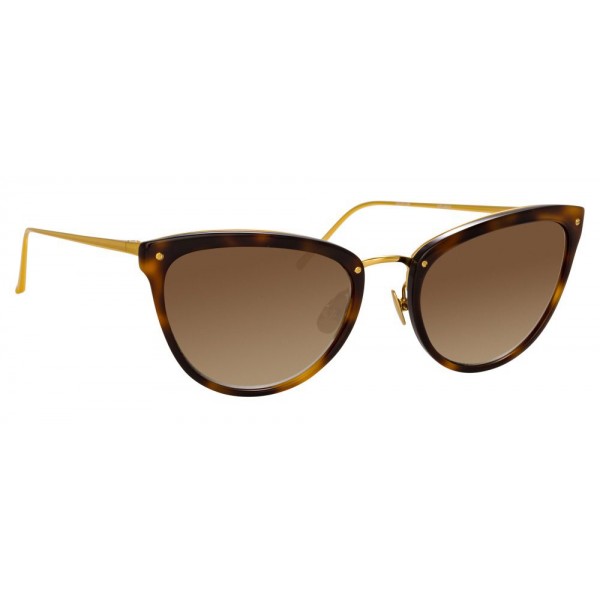 Linda Farrow - 683 C3 Cat Eye Sunglasses - Tortoiseshell - Linda Farrow Eyewear