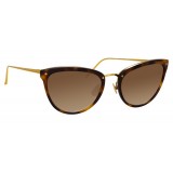 Linda Farrow - Occhiali da Sole Cat Eye 683 C3 - Tartaruga - Linda Farrow Eyewear