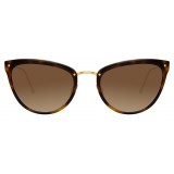 Linda Farrow - 683 C3 Cat Eye Sunglasses - Tortoiseshell - Linda Farrow Eyewear