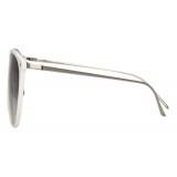 Linda Farrow - 747 C4 Oversized Sunglasses - White - Linda Farrow Eyewear