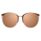 Linda Farrow - 747 C5 Oversized Sunglasses - Ash - Linda Farrow Eyewear