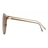 Linda Farrow - 747 C5 Oversized Sunglasses - Ash - Linda Farrow Eyewear