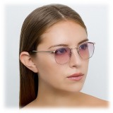 Linda Farrow - Occhiali da Sole Quadrati 479 C15 - Oro Chiaro - Linda Farrow Eyewear