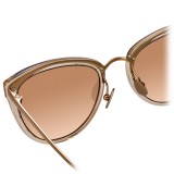 Linda Farrow - 683 C5 Cat Eye Sunglasses - Ash - Linda Farrow Eyewear