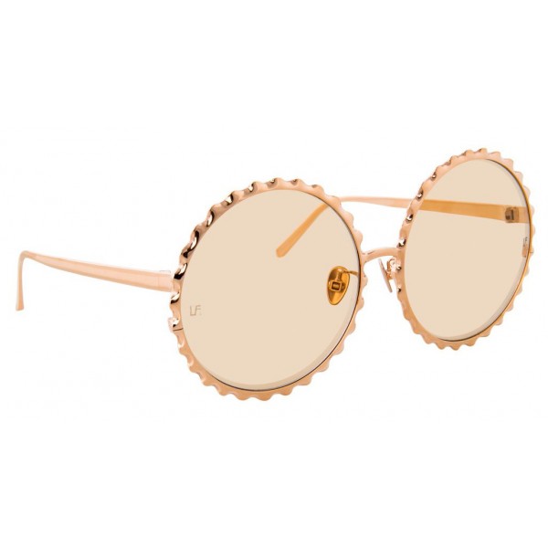 Linda Farrow - 662 C5 Round Sunglasses - Rose Gold - Linda Farrow Eyewear