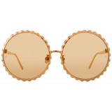 Linda Farrow - 662 C5 Round Sunglasses - Rose Gold - Linda Farrow Eyewear