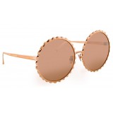 Linda Farrow - 662 C3 Round Sunglasses - Rose Gold - Linda Farrow Eyewear