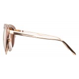 Linda Farrow - 579 C3 Cat Eye Sunglasses - Copper - Linda Farrow Eyewear