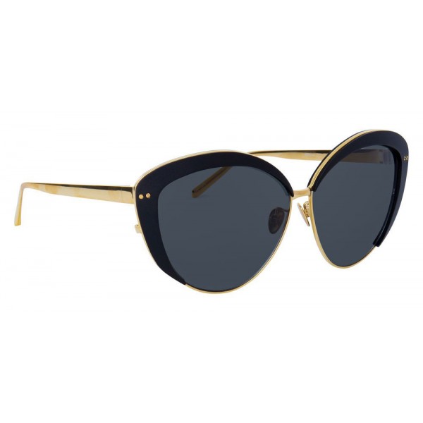 Linda Farrow - 579 C1 Cat Eye Sunglasses - Black - Linda Farrow Eyewear