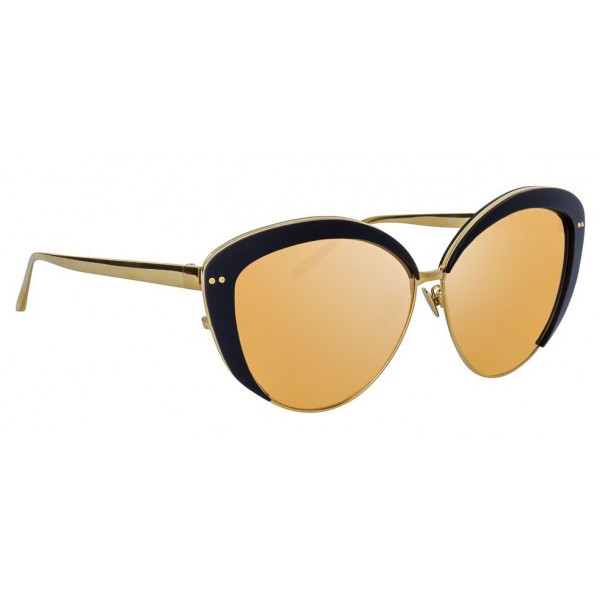 Linda Farrow - 579 C2 Cat Eye Sunglasses - Black - Linda Farrow Eyewear