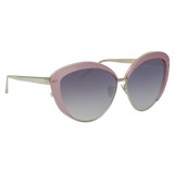 Linda Farrow - Occhiali da Sole Cat Eye 579 C4 - Rosa - Linda Farrow Eyewear