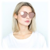 Linda Farrow - 579 C3 Cat Eye Sunglasses - Copper - Linda Farrow Eyewear