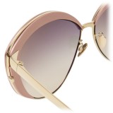 Linda Farrow - 579 C4 Cat Eye Sunglasses - Pink - Linda Farrow Eyewear