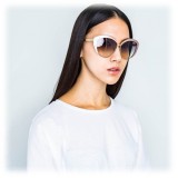 Linda Farrow - 579 C4 Cat Eye Sunglasses - Pink - Linda Farrow Eyewear