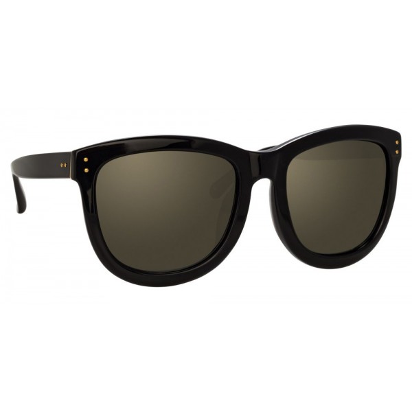 Linda Farrow - 712 C1 D-Frame Sunglasses - Black - Linda Farrow Eyewear