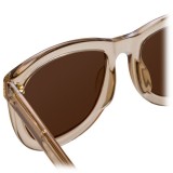 Linda Farrow - 712 C6 D-Frame Sunglasses - Ash - Linda Farrow Eyewear