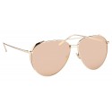 Linda Farrow - 425 C3 Aviator Sunglasses - Rose Gold - Linda Farrow Eyewear - Kourtney Kardashian - Olivia Munn - Official