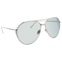 Linda Farrow - 425 C14 Aviator Sunglasses - White Gold - Linda Farrow Eyewear