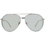 Linda Farrow - 425 C14 Aviator Sunglasses - White Gold - Linda Farrow Eyewear