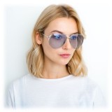 Linda Farrow - 425 C14 Aviator Sunglasses - White Gold - Linda Farrow Eyewear