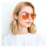 Linda Farrow - 425 C16 Aviator Sunglasses - Light Gold - Linda Farrow Eyewear