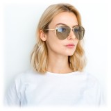 Linda Farrow - 425 C13 Aviator Sunglasses - Yellow Gold - Linda Farrow Eyewear