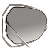 Linda Farrow - 695 C2 Oversized Sunglasses - White Gold - Linda Farrow Eyewear