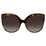 Linda Farrow - 388 C15 Cat Eye Sunglasses - Tortoise - Linda Farrow Eyewear