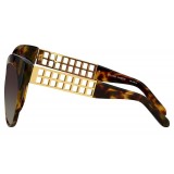 Linda Farrow - 388 C15 Cat Eye Sunglasses - Tortoise - Linda Farrow Eyewear