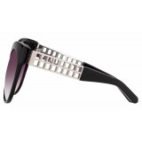 Linda Farrow - Occhiali da Sole Cat Eye 388 C4 - Tartaruga - Linda Farrow Eyewear