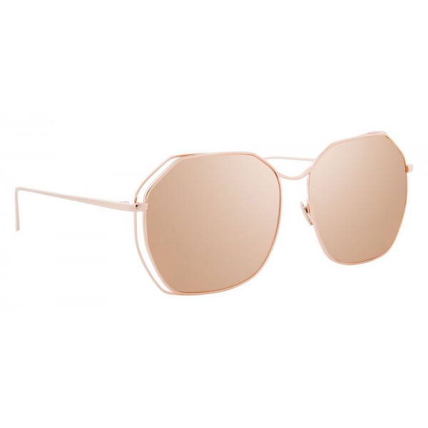 Linda Farrow - 350 C13 Oversized Sunglasses - Rose Gold - Linda Farrow Eyewear