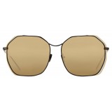 Linda Farrow - 350 C8 Oversized Sunglasses - Gold - Linda Farrow Eyewear