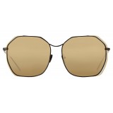 Linda Farrow - Occhiali da Sole Oversize 350 C8 - Oro - Linda Farrow Eyewear