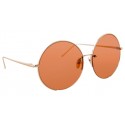 Linda Farrow - Occhiali da Sole Quadrati 626 C5 - Oro Chiaro - Linda Farrow Eyewear