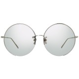 Linda Farrow - Occhiali da Sole Quadrati 626 C6 - Oro Bianco - Linda Farrow Eyewear