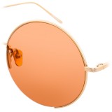 Linda Farrow - Occhiali da Sole Quadrati 626 C5 - Oro Chiaro - Linda Farrow Eyewear