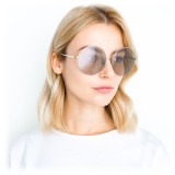 Linda Farrow - 626 C6 Square Sunglasses - White Gold - Linda Farrow Eyewear