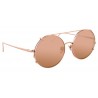 Linda Farrow - 647 C3 Round Sunglasses - Rose Gold - Linda Farrow Eyewear