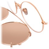 Linda Farrow - 647 C3 Round Sunglasses - Rose Gold - Linda Farrow Eyewear