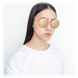 Linda Farrow - 647 C1 Round Sunglasses - Yellow Gold - Linda Farrow Eyewear